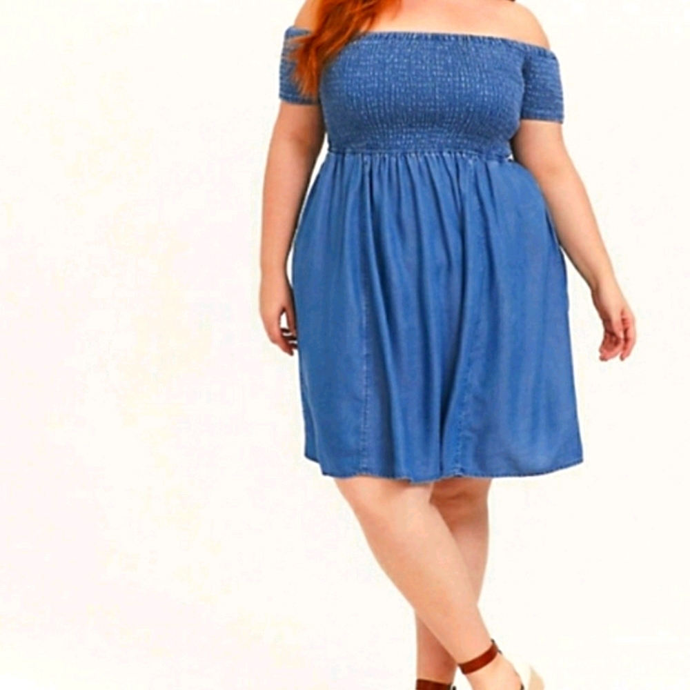 Torrid Chambray Dress